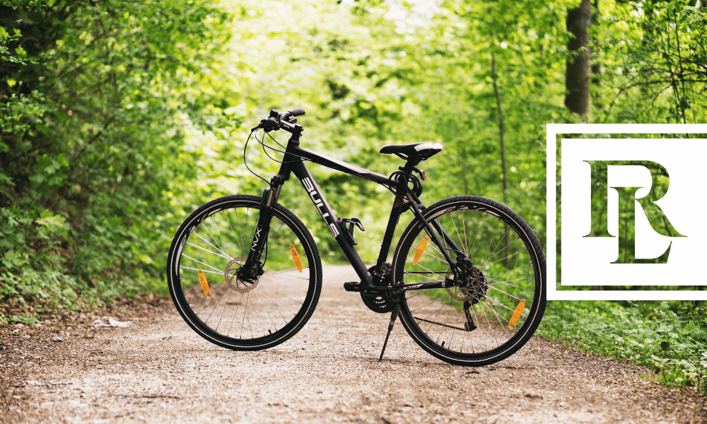 Bicycle on dirt road