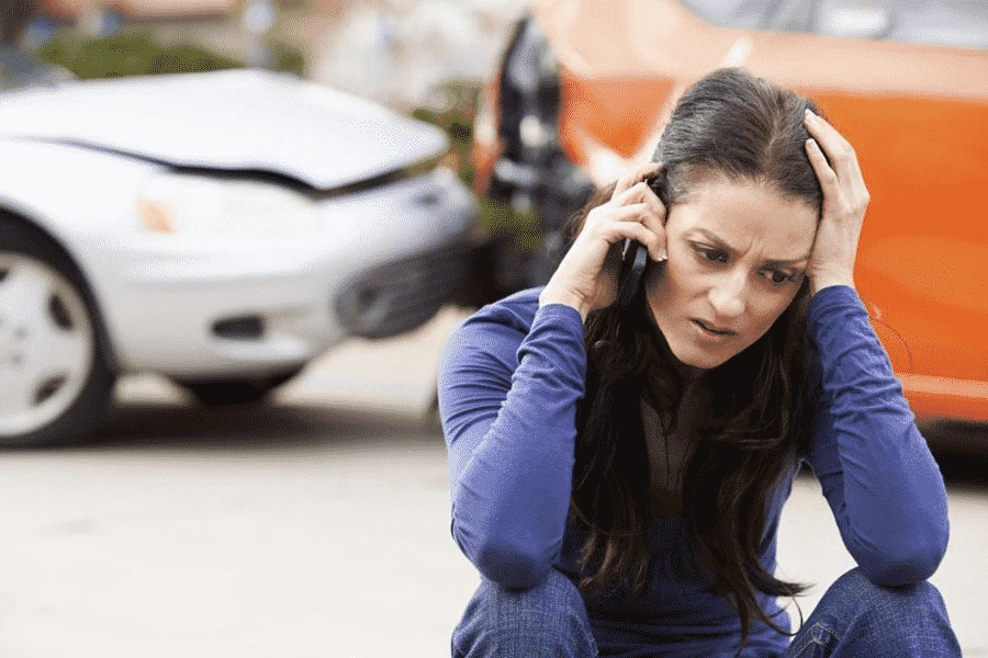 personal injury car accident on the phone