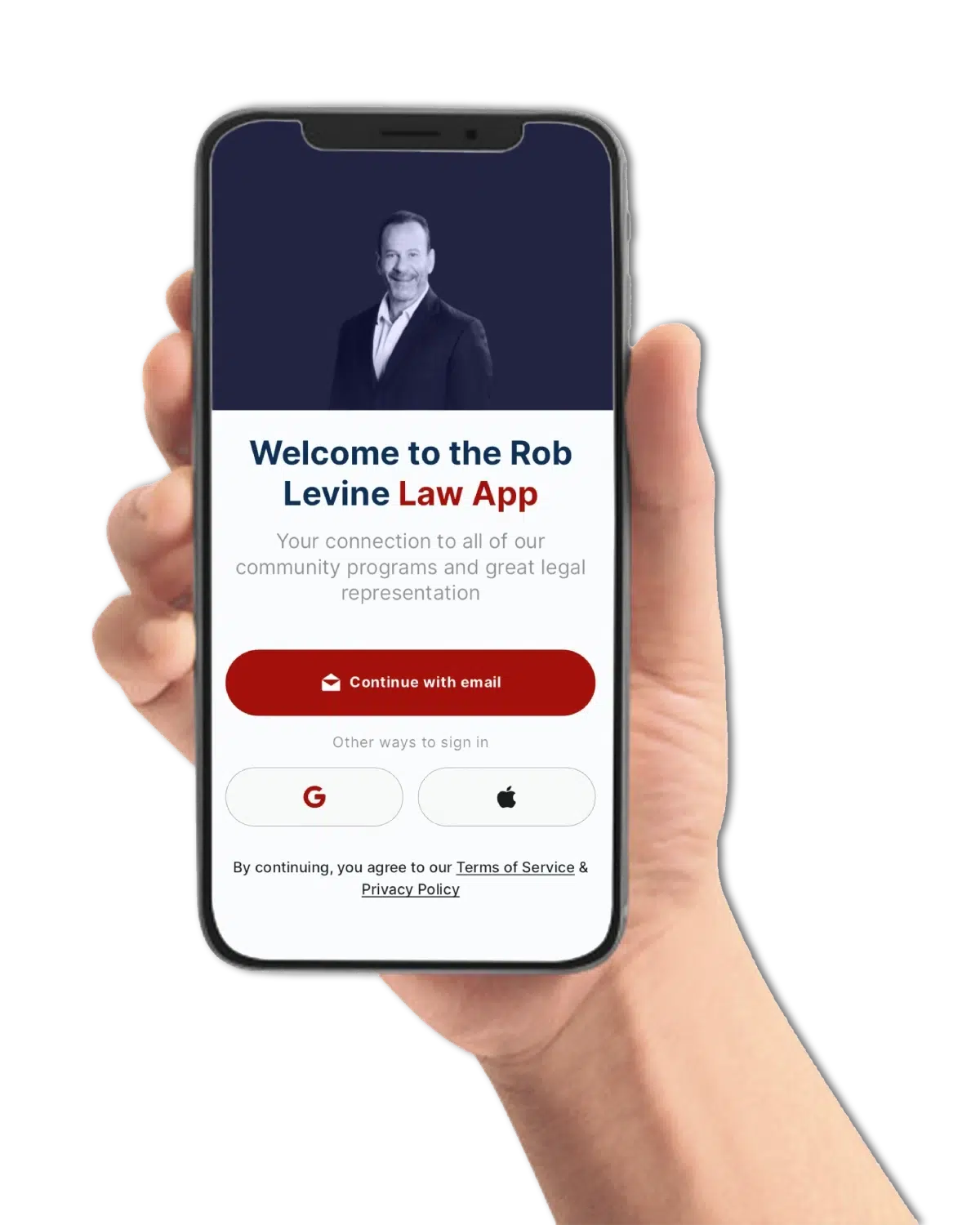 rob levine app