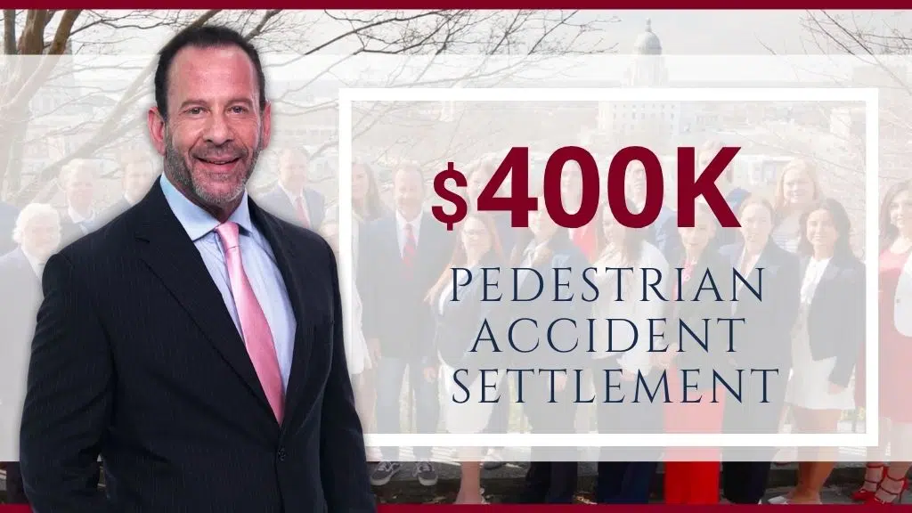 Rob Levine Law $400k pedestrian accident injury settlement