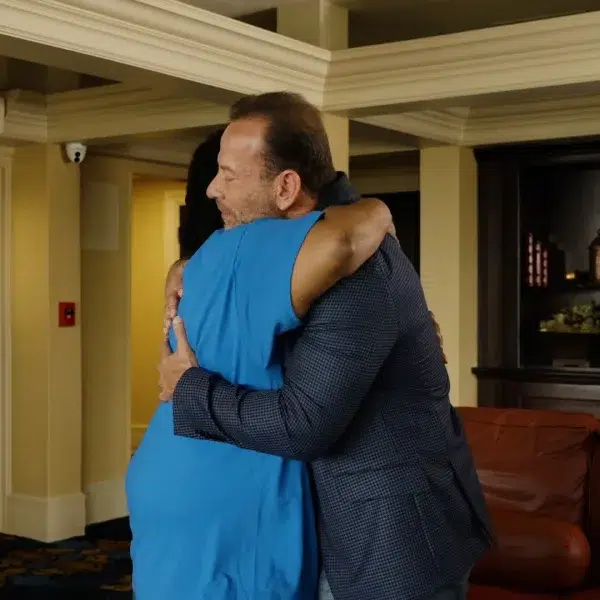 Rob Levine with Client