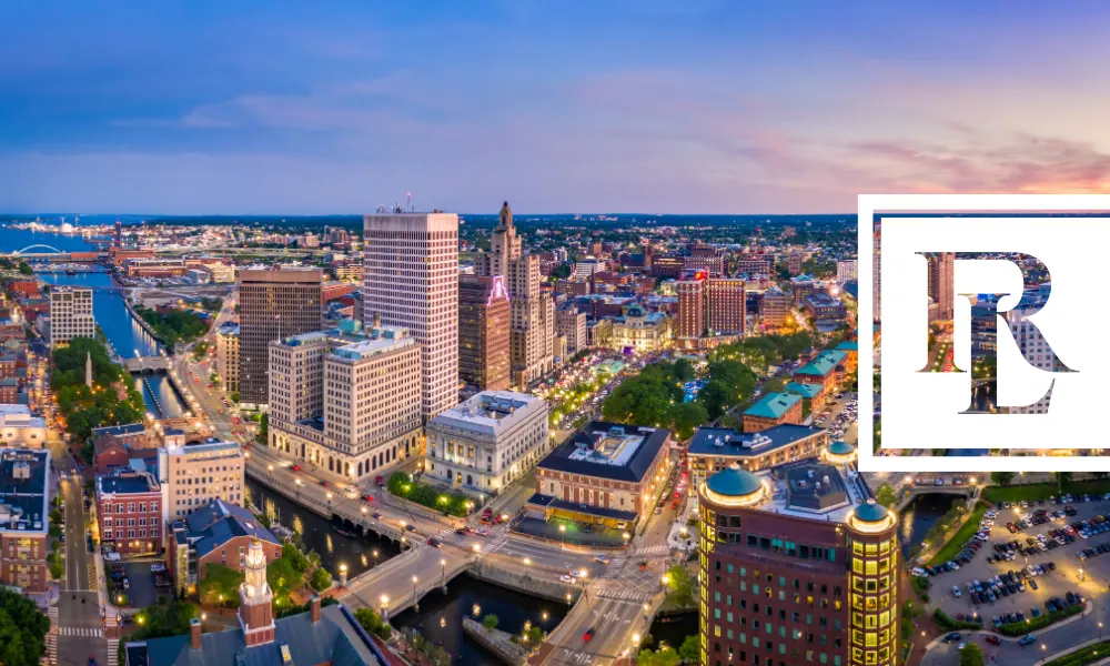 Aerial view of Providence, RI